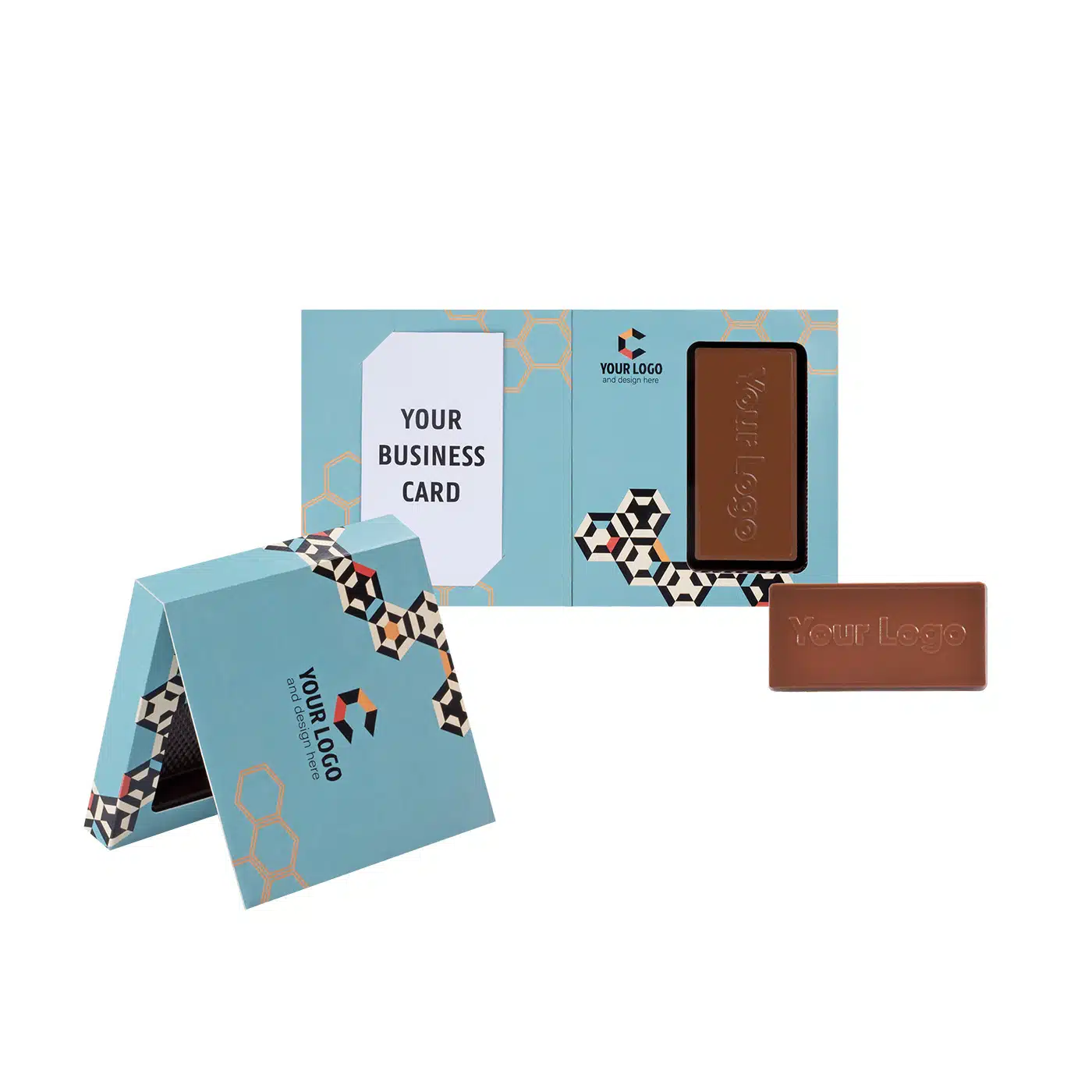 CZEKOLADOWY KSZTAŁT CHOCO4MAT MINI KARTKA Z KALENDARZA Z WIZYTÓWKĄ P136575Z