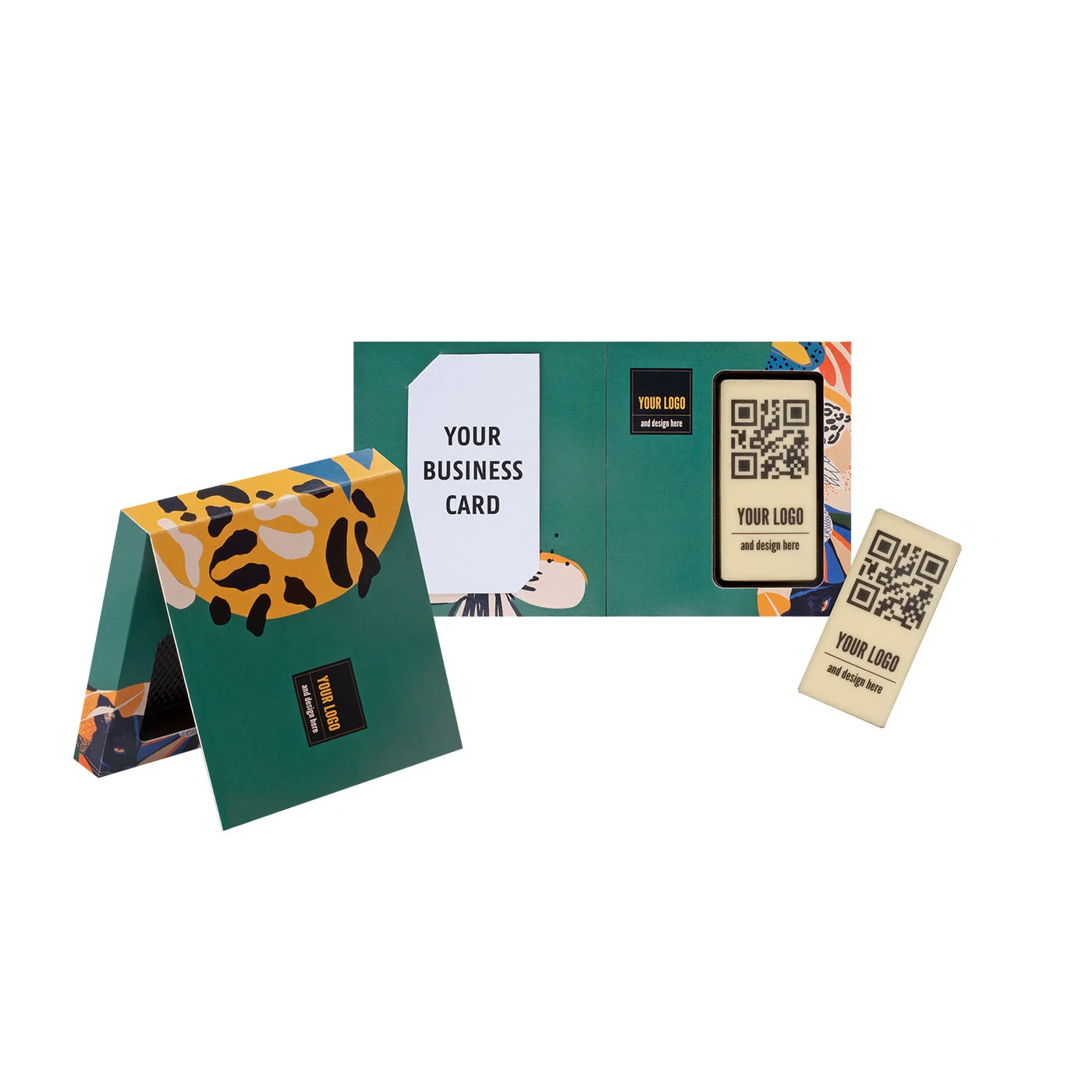 CZEKOLADOWY KSZTAŁT CHOCO4MAT MINI KARTKA Z KALENDARZA PRINT Z WIZYTÓWKĄ P136574Z