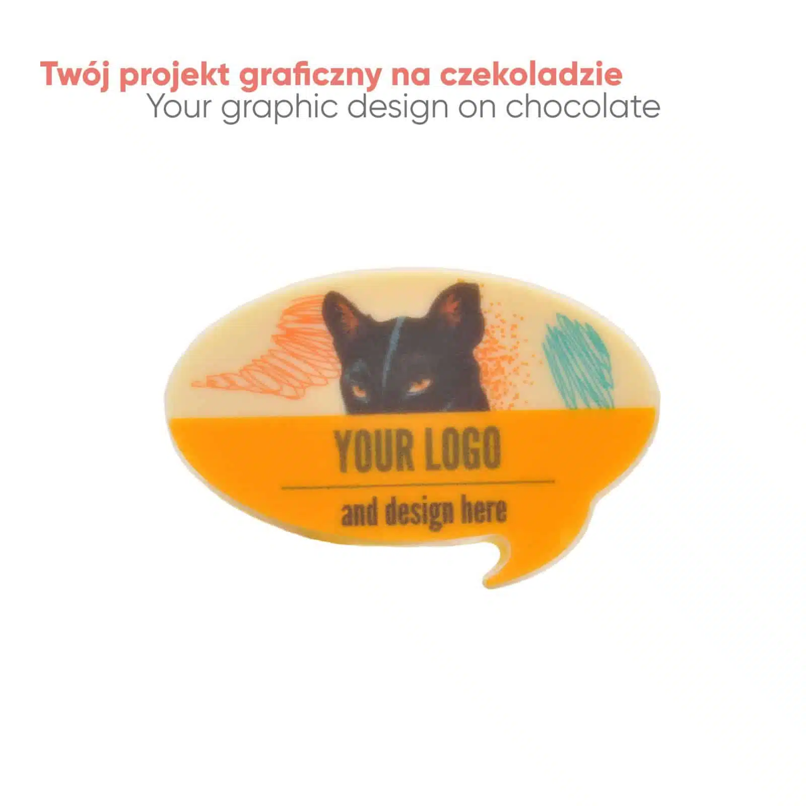 CZEKOLADOWY KSZTAŁT CHOCO4MAT MINI CHMURKA PRINT P136564Z