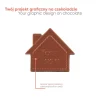 CZEKOLADOWY KSZTAŁT CHOCO4MAT MINI DOMEK P136565Z