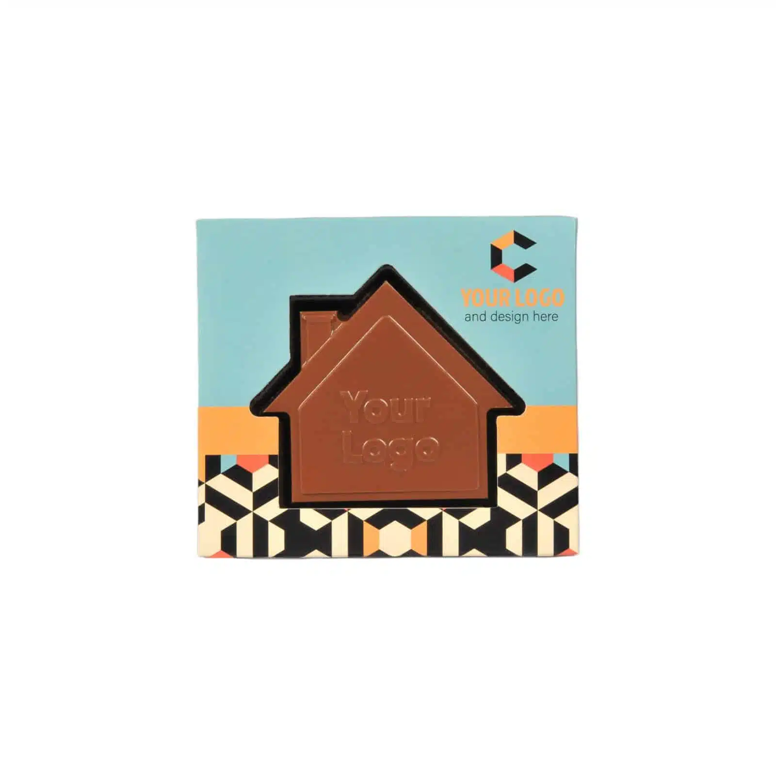 CZEKOLADOWY KSZTAŁT CHOCO4MAT MINI DOMEK P136565Z SL-0378/HOUSE
