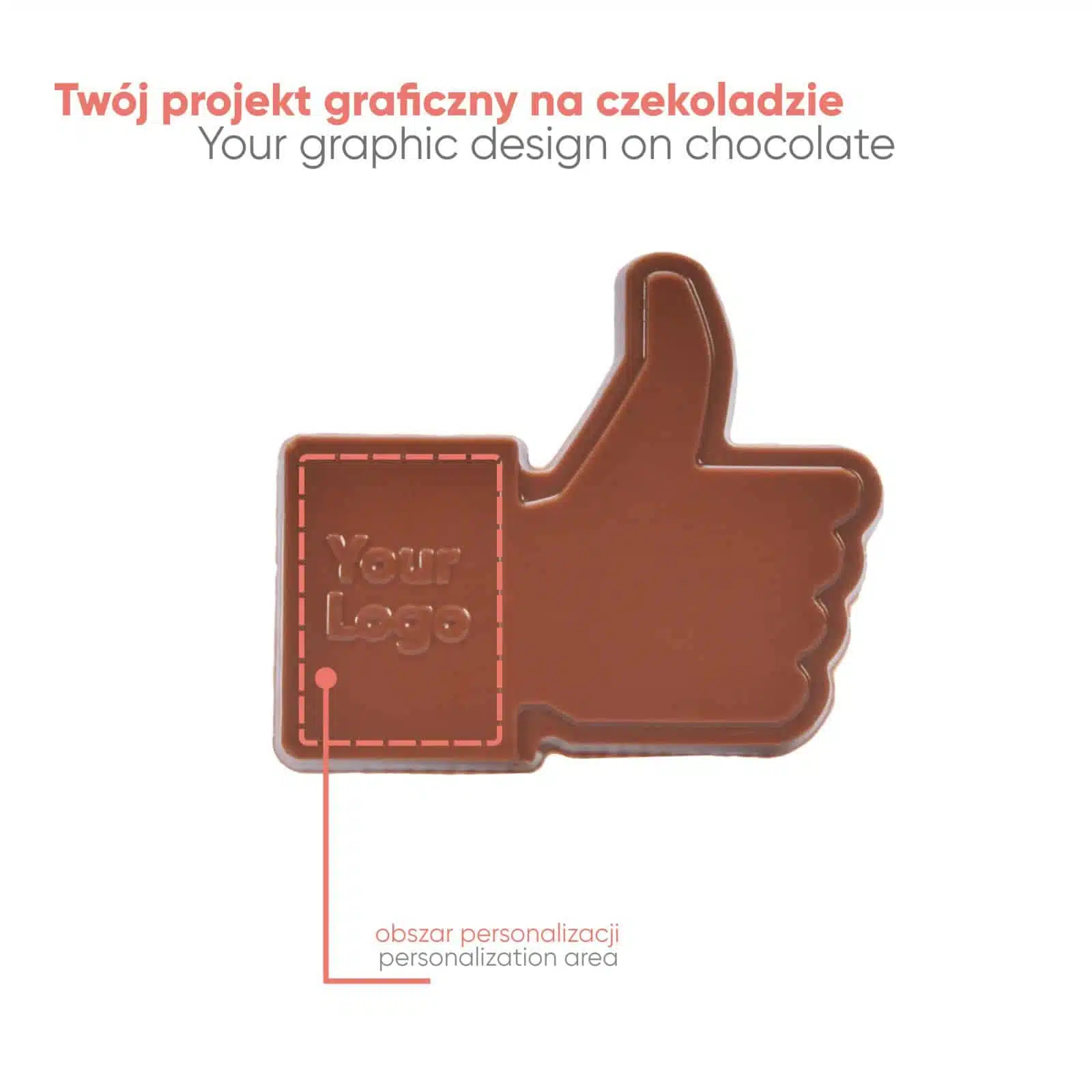 CZEKOLADOWY KSZTAŁT CHOCO4MAT MINI I LIKE IT P136569Z