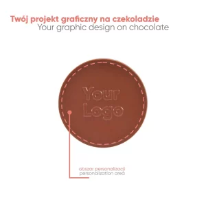 CZEKOLADOWY KSZTAŁT CHOCO4MAT MINI KOŁO P143502Z SL-0378/CIRCLE/XMAS