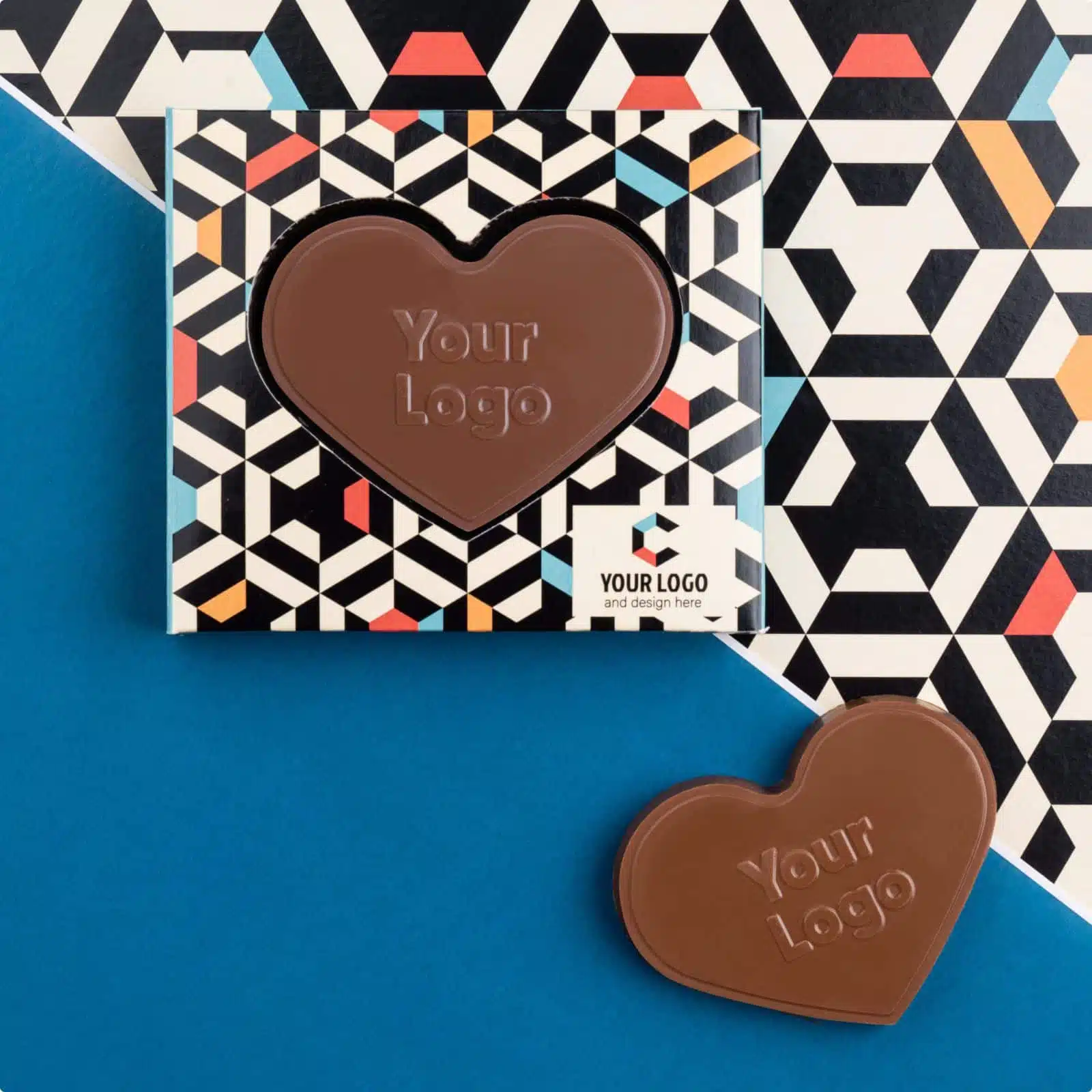 CZEKOLADOWY KSZTAŁT CHOCO4MAT MINI SERCE P136584Z