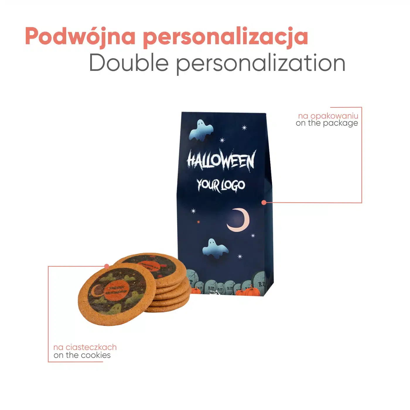 CIASTKA REKLAMOWE LOGO COOKIE BAG P136522Z