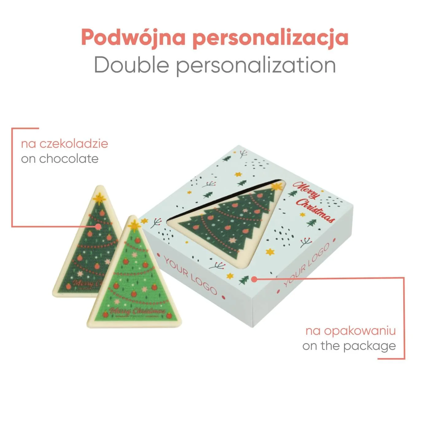 PRALINA Z NADRUKIEM CHOCO TRIANGLE P137331Z