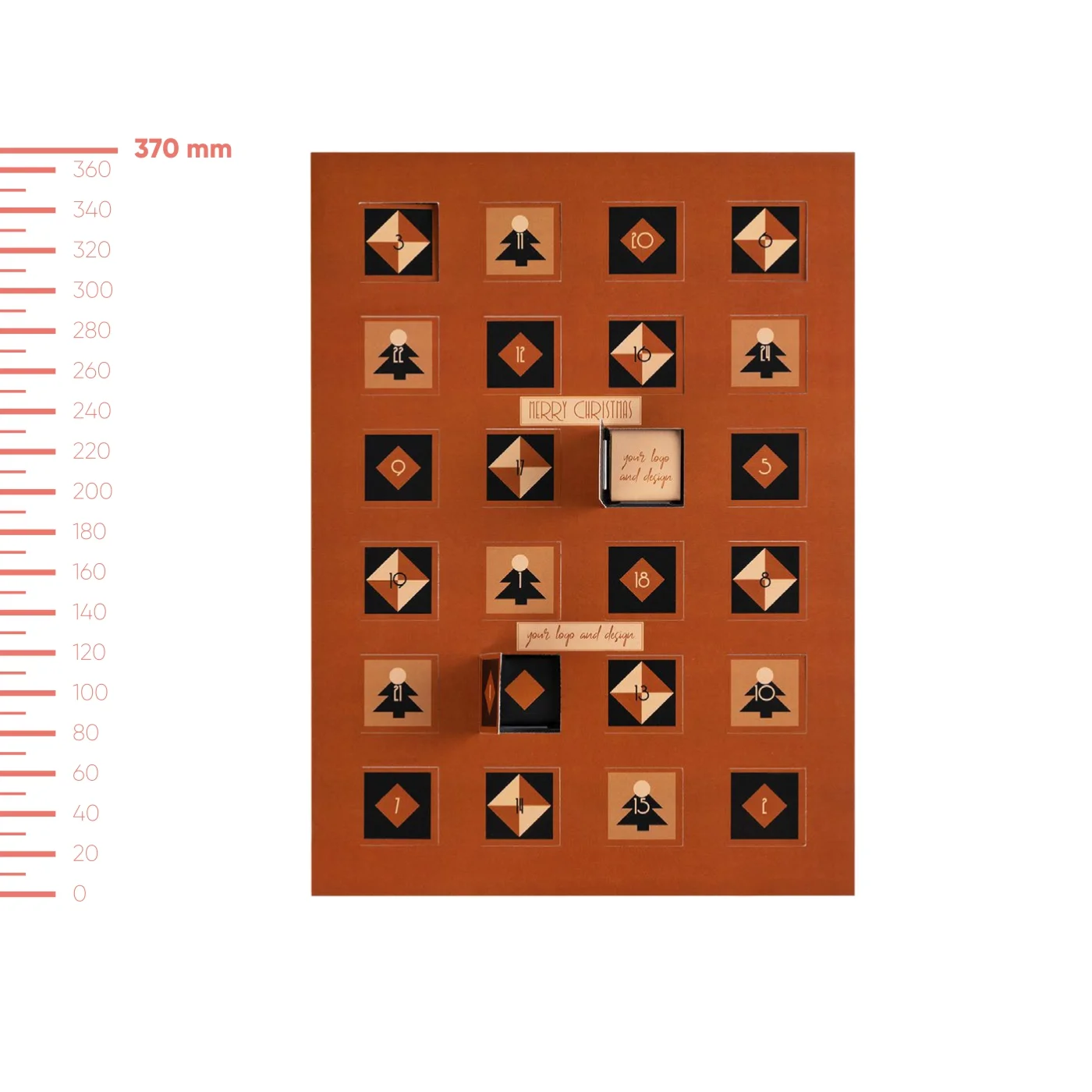 KALENDARZ ADWENTOWY PREMIUM 120 G P137365Z SL-0425/XMAS