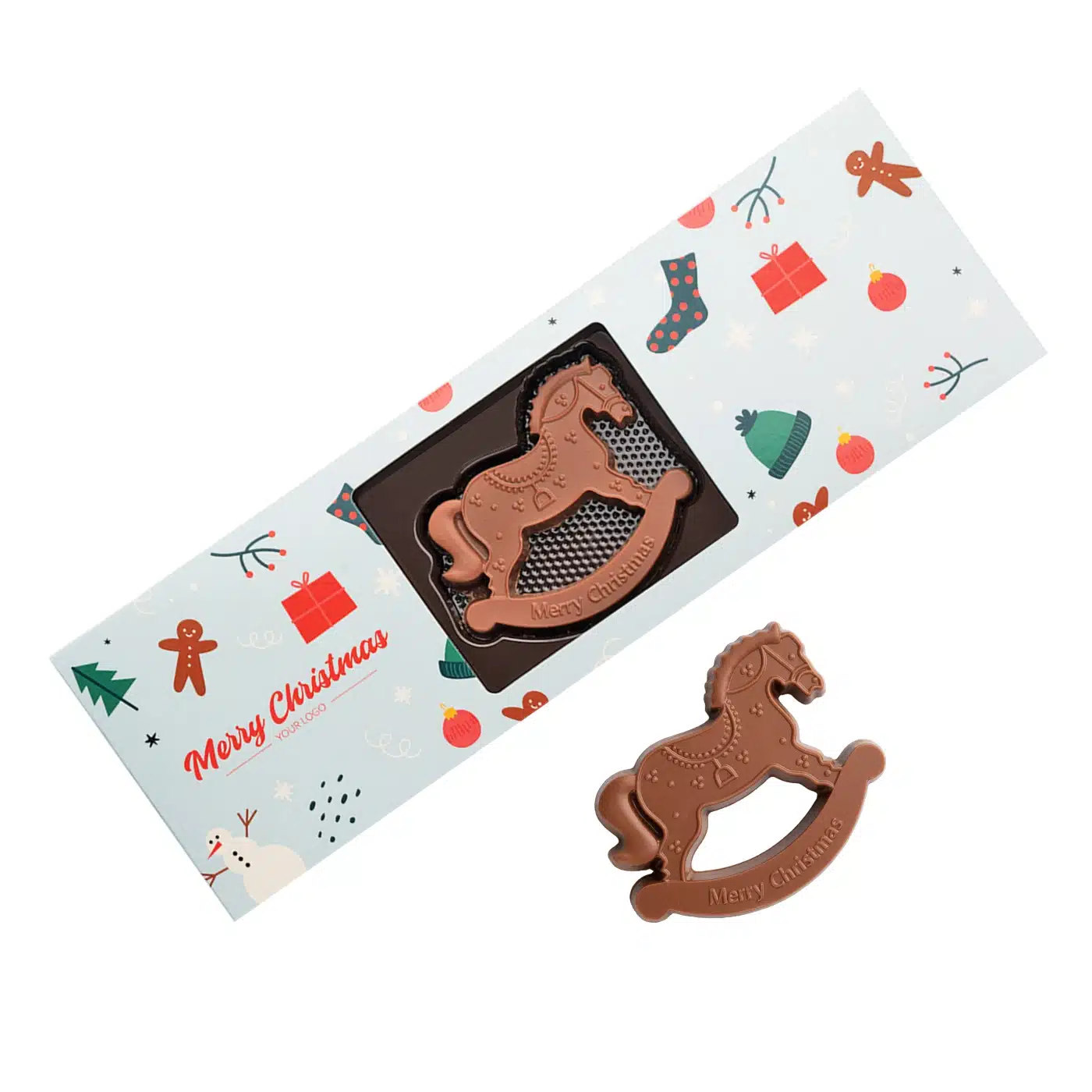 ZESTAW CZEKOLADEK MINI KONIKI NA BIEGUNACH 3 SZTUKI Xmas P137292Z SL-0457/Xmas