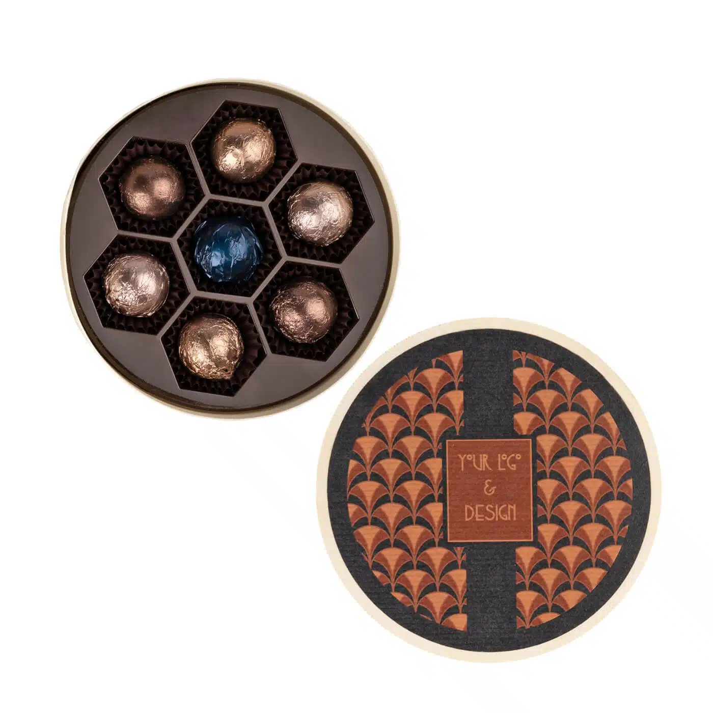 PRALINY SWEET SPHERE WOODEN BOX 7 SZT P136685Z SL-0480