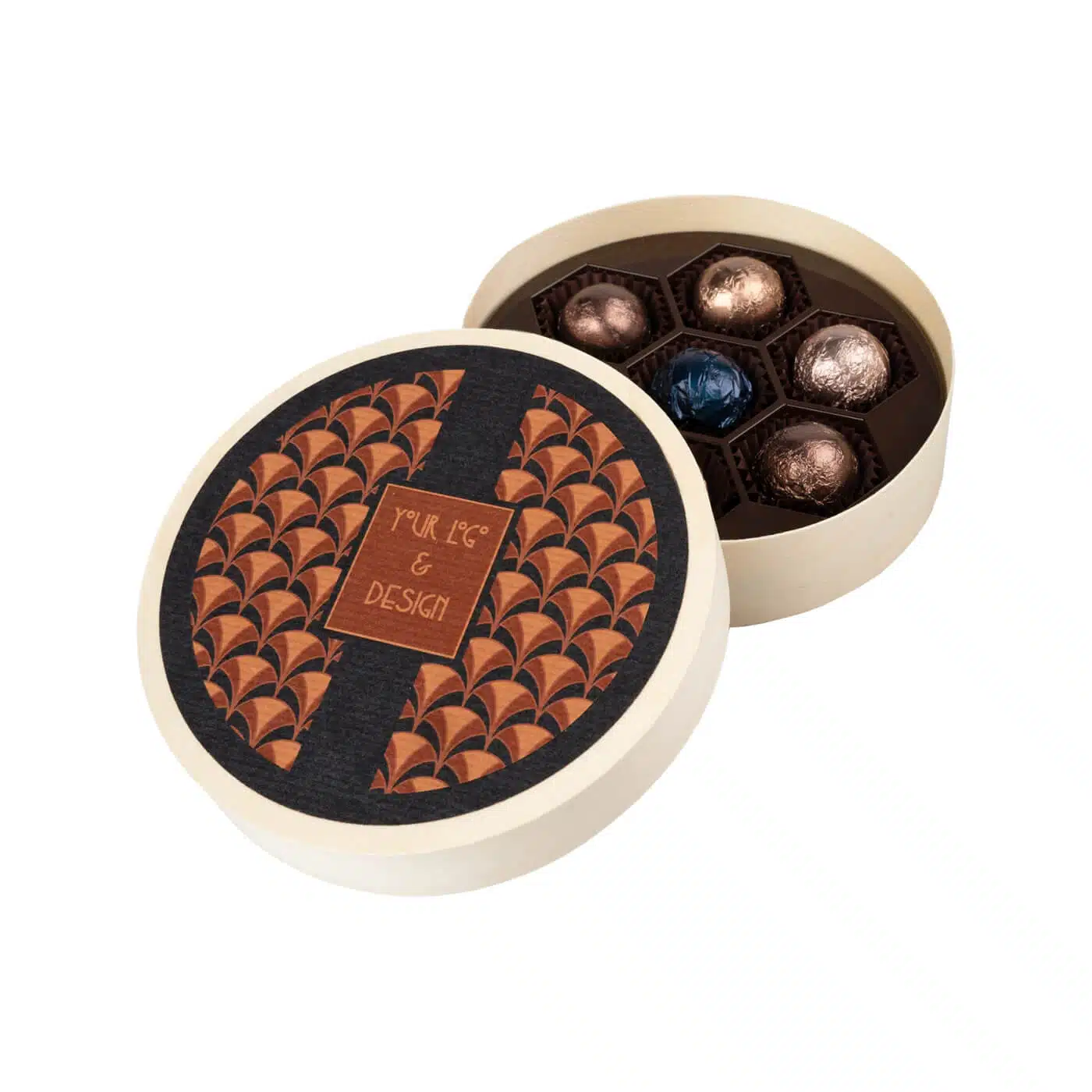 PRALINY SWEET SPHERE WOODEN BOX 7 SZT P136685Z
