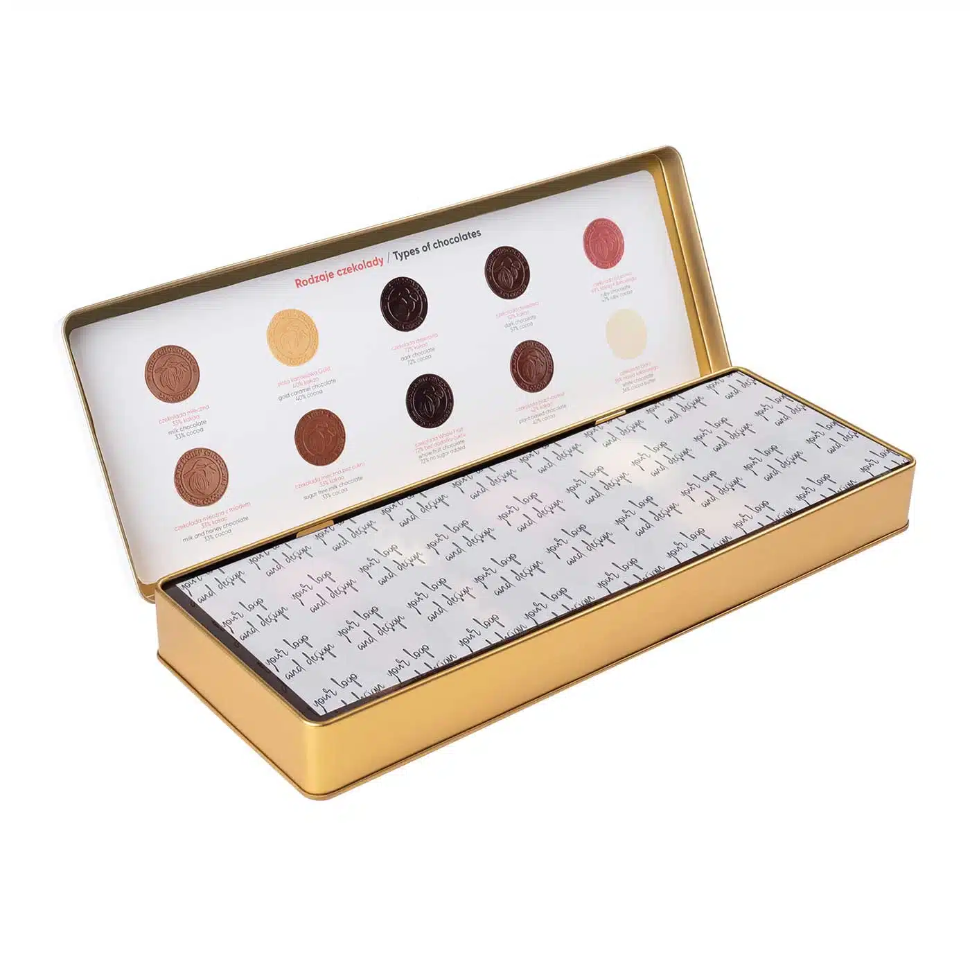 ZESTAW CZEKOLADOWYCH MEDALI W PUSZCE PREMIUM P137327Z