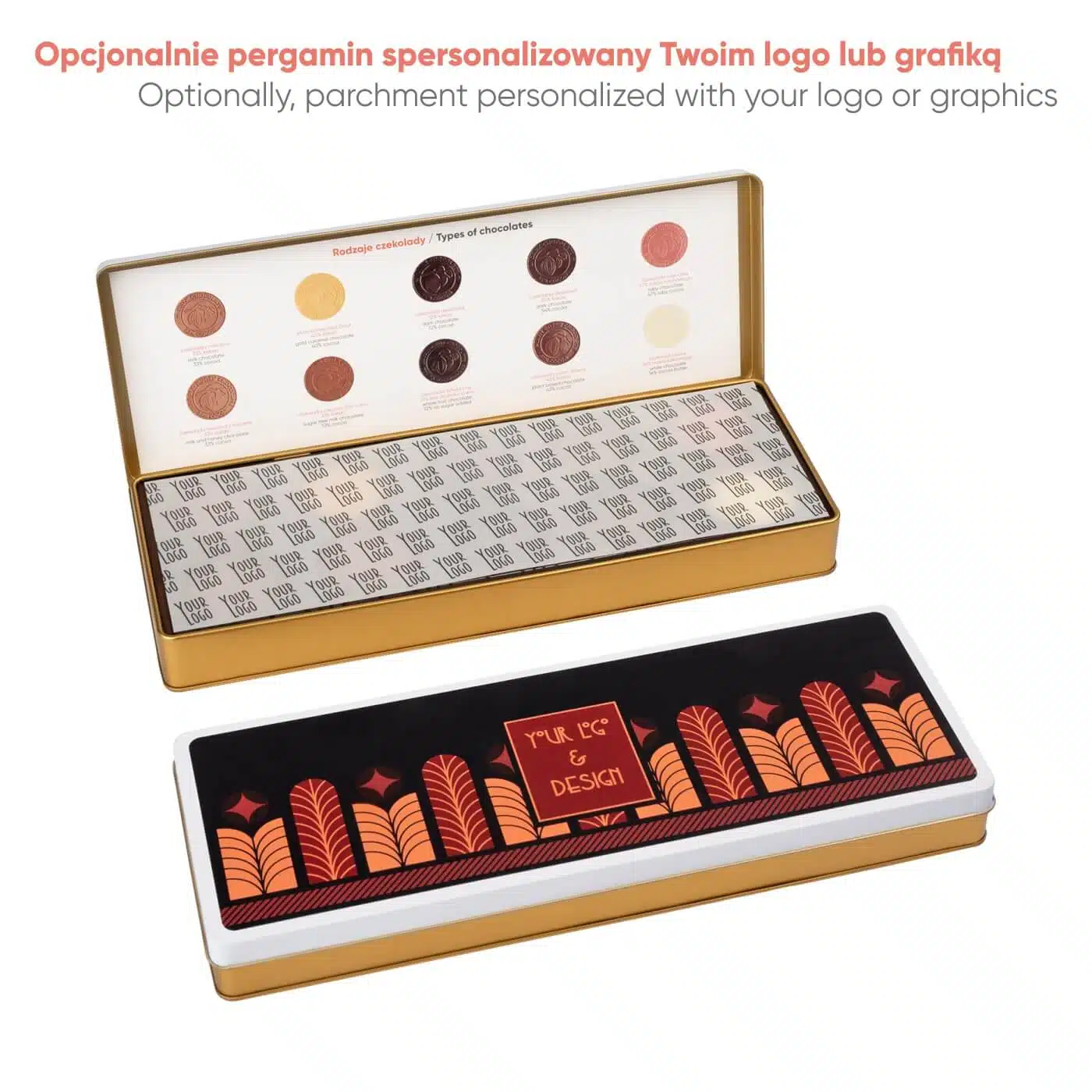 ZESTAW CZEKOLADOWYCH MEDALI W PUSZCE CHOCOLATE EXPERT P136807Z