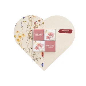 ZESTAW CZEKOLADEK KWADRATOWYCH W KOPERCIE KSZTAŁTOWEJ – SERCE P136791Z SL-0525C/SUGARFREE