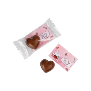 SŁODYCZE REKLAMOWE ADVERT CARD – PRALINKA VELVET HEART P136716Z SL-0529C