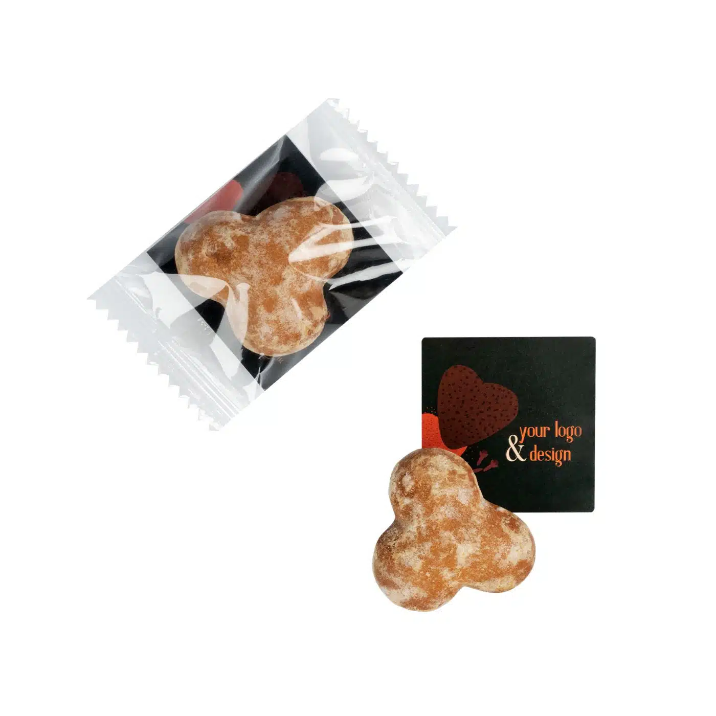 TORUŃSKIE PIERNIKI ADVERT CARD – PIERNIK Z LOGO W LUKRZE P136779Z SL-0530C