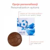 SŁODYCZE REKLAMOWE ADVERT CARD – CZEKOLADOWA PIŁKA P136700Z