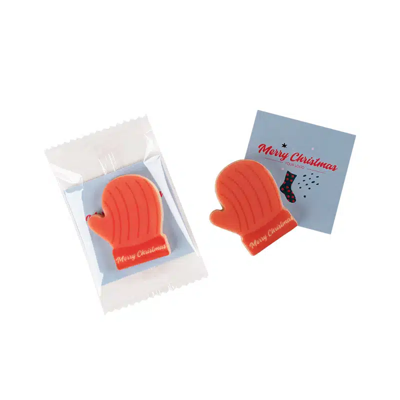 SŁODYCZE REKLAMOWE ADVERT CARD – CZEKOLADOWA RĘKAWICZKA PRINT P143496Z SL-0530GP/XMAS