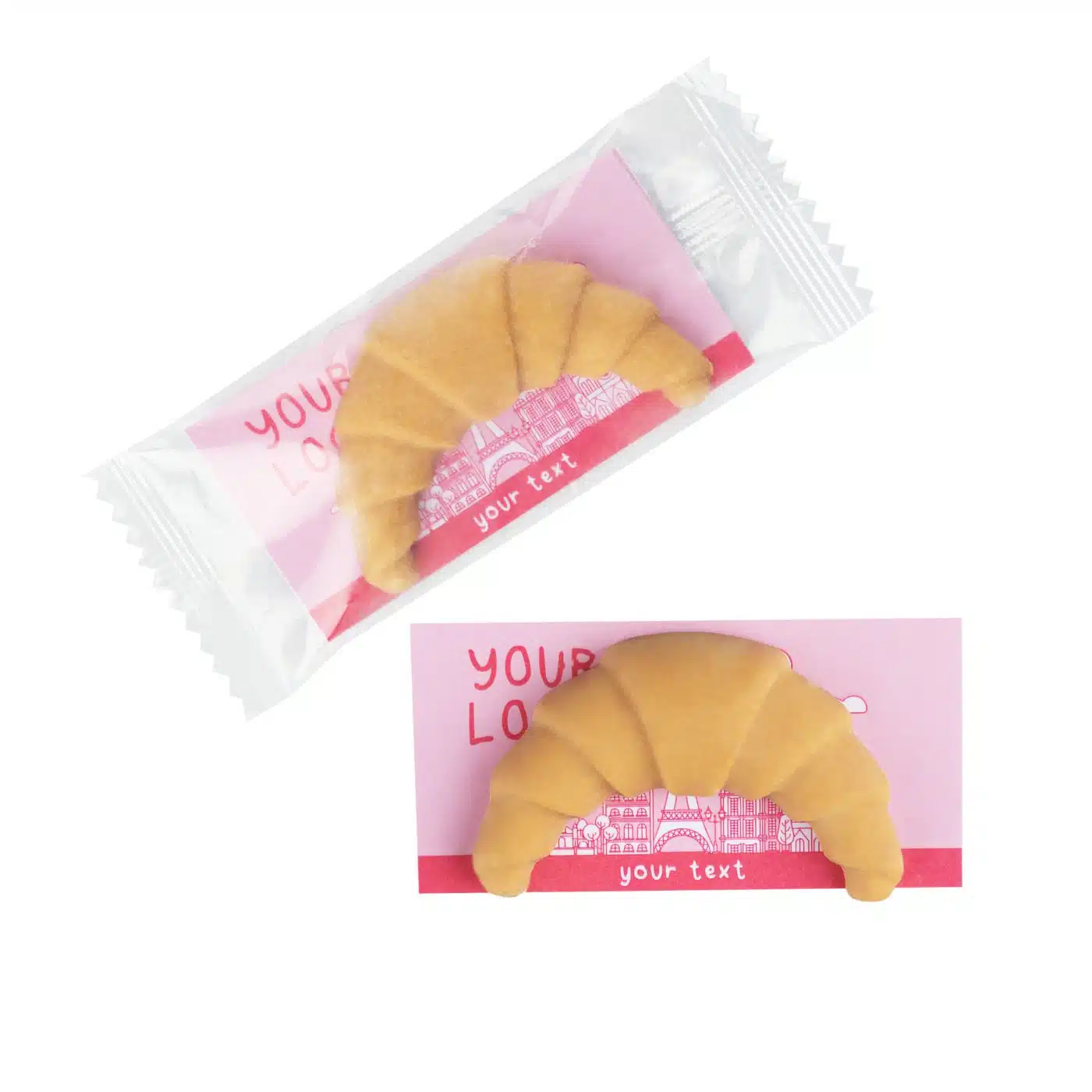 SŁODYCZE REKLAMOWE ADVERT CARD – CZEKOLADOWY ROGALIK P136709Z SL-0532I