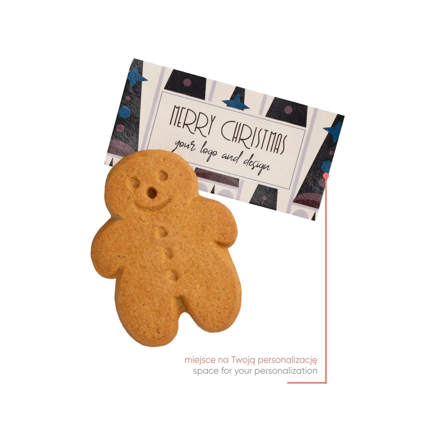 SŁODYCZE REKLAMOWE ADVERT CARD – CIASTKO MR. COOKIE Xmas P137366Z