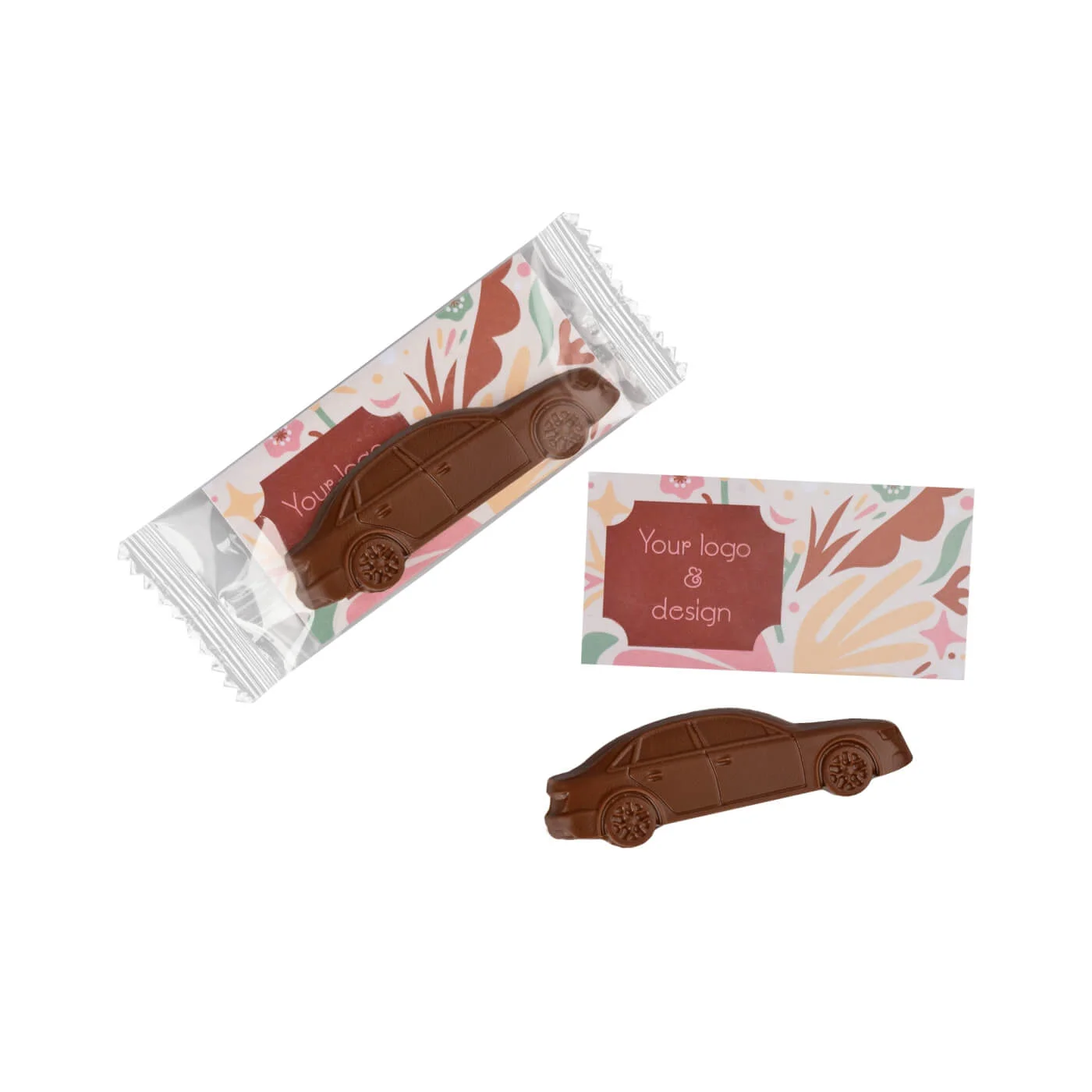 SŁODYCZE REKLAMOWE ADVERT CARD – CZEKOLADOWY SAMOCHÓD P136710Z SL-0532E