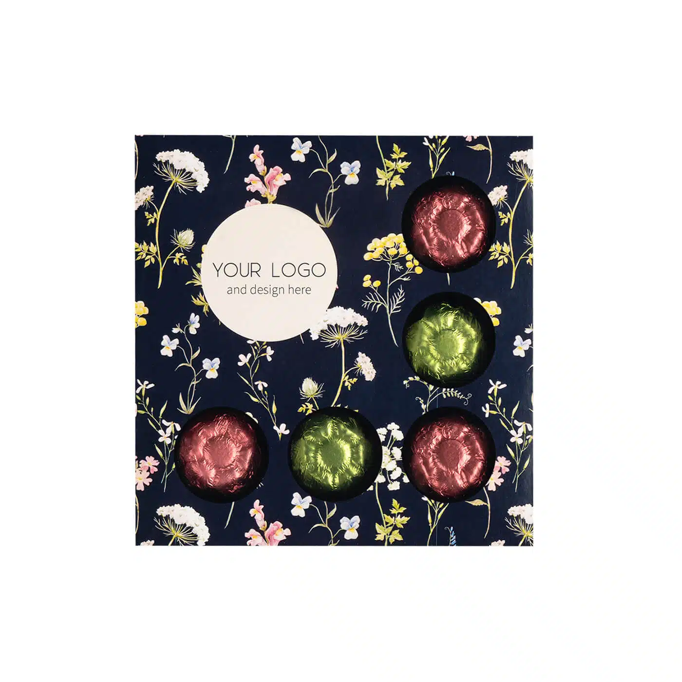 ZESTAW CZEKOLADOWYCH KWIATKÓW 9 SZTUK P136806Z SL-0565/FLOWER