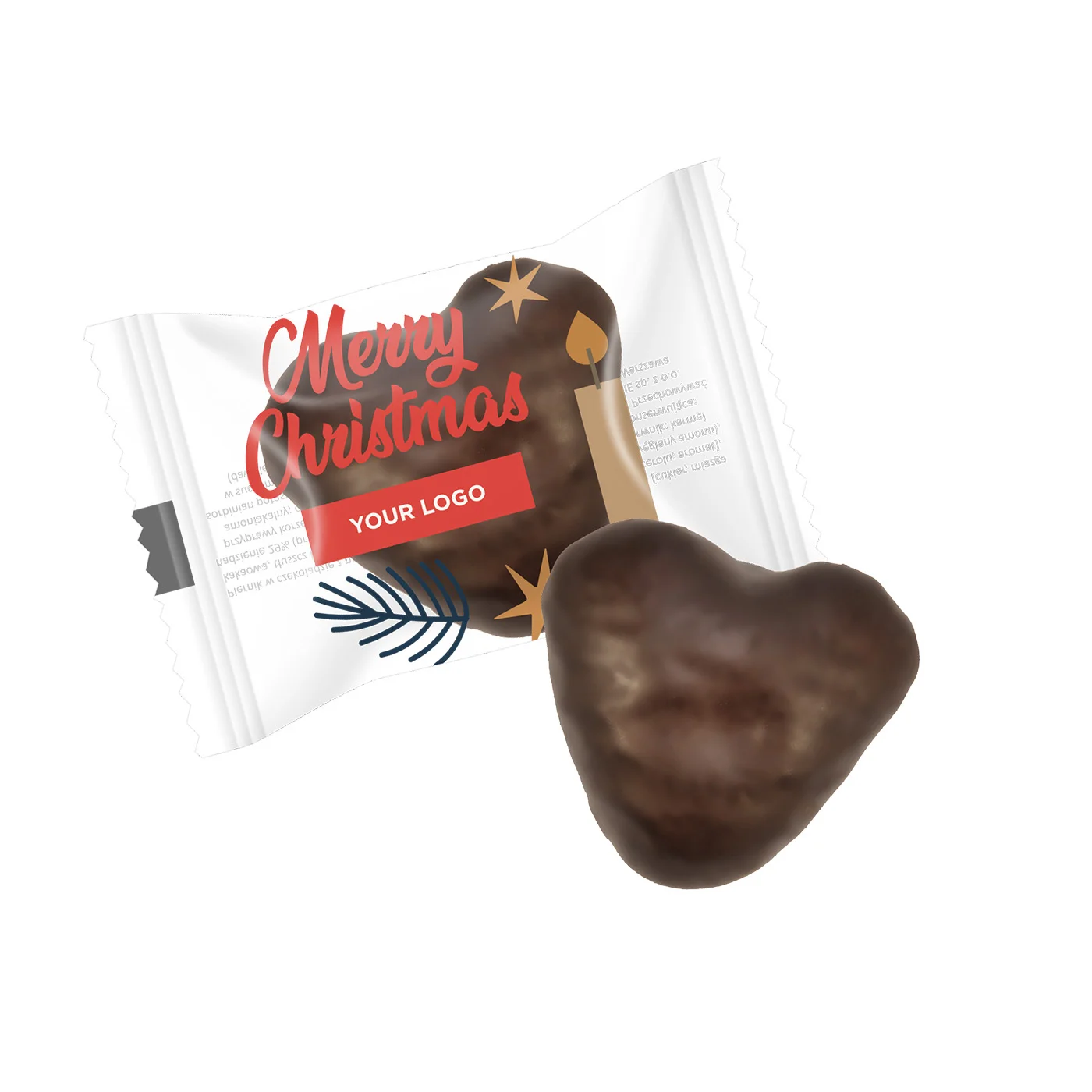 PIERNIK Z LOGO W CZEKOLADZIE P136876Z SL-0608/XMAS