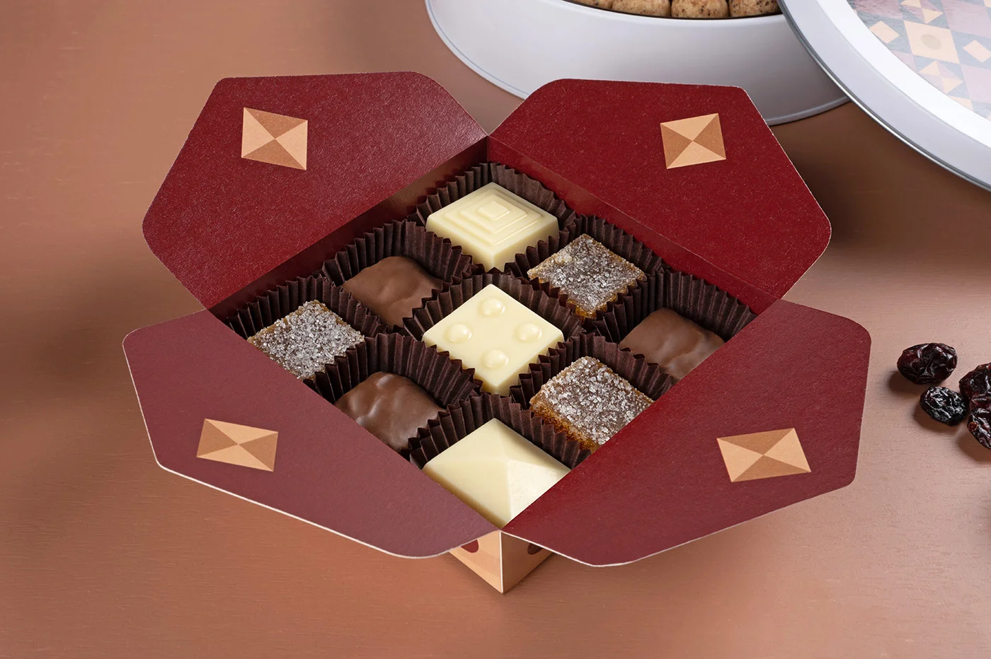 BOMBONIERKA OWOCOWA MOZAIKA 9 SZT P136514Z