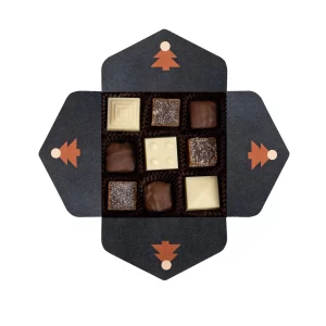 BOMBONIERKA OWOCOWA MOZAIKA 9 SZT P137356Z SL-0621/XMAS