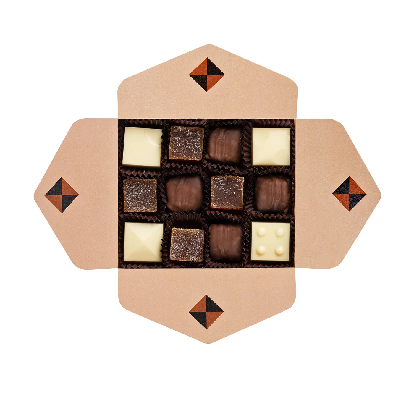 BOMBONIERKA OWOCOWA MOZAIKA 12 SZT P137276Z SL-0622/XMAS