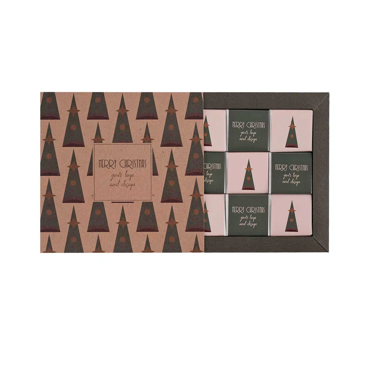 ZESTAW CZEKOLADEK FRAME BOX MIDI 9 SZT P137398Z SL-0651/XMAS