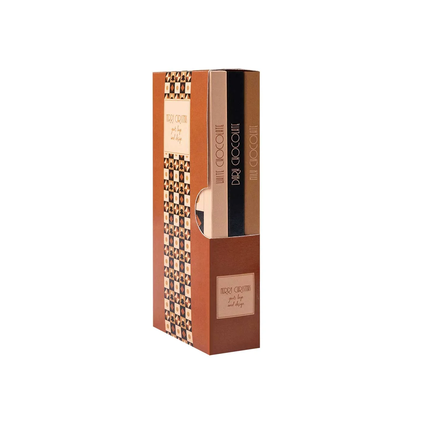 BIBLIOTEKA CZEKOLADOWYCH TABLICZEK 3 SZT P137281Z SL-0653/XMAS