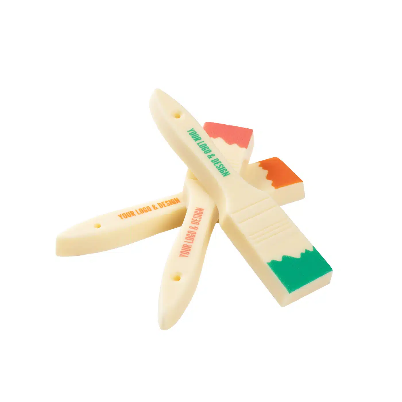 ZESTAW CZEKOLADEK Z NADRUKIEM PĘDZLE 3 SZT P136802Z