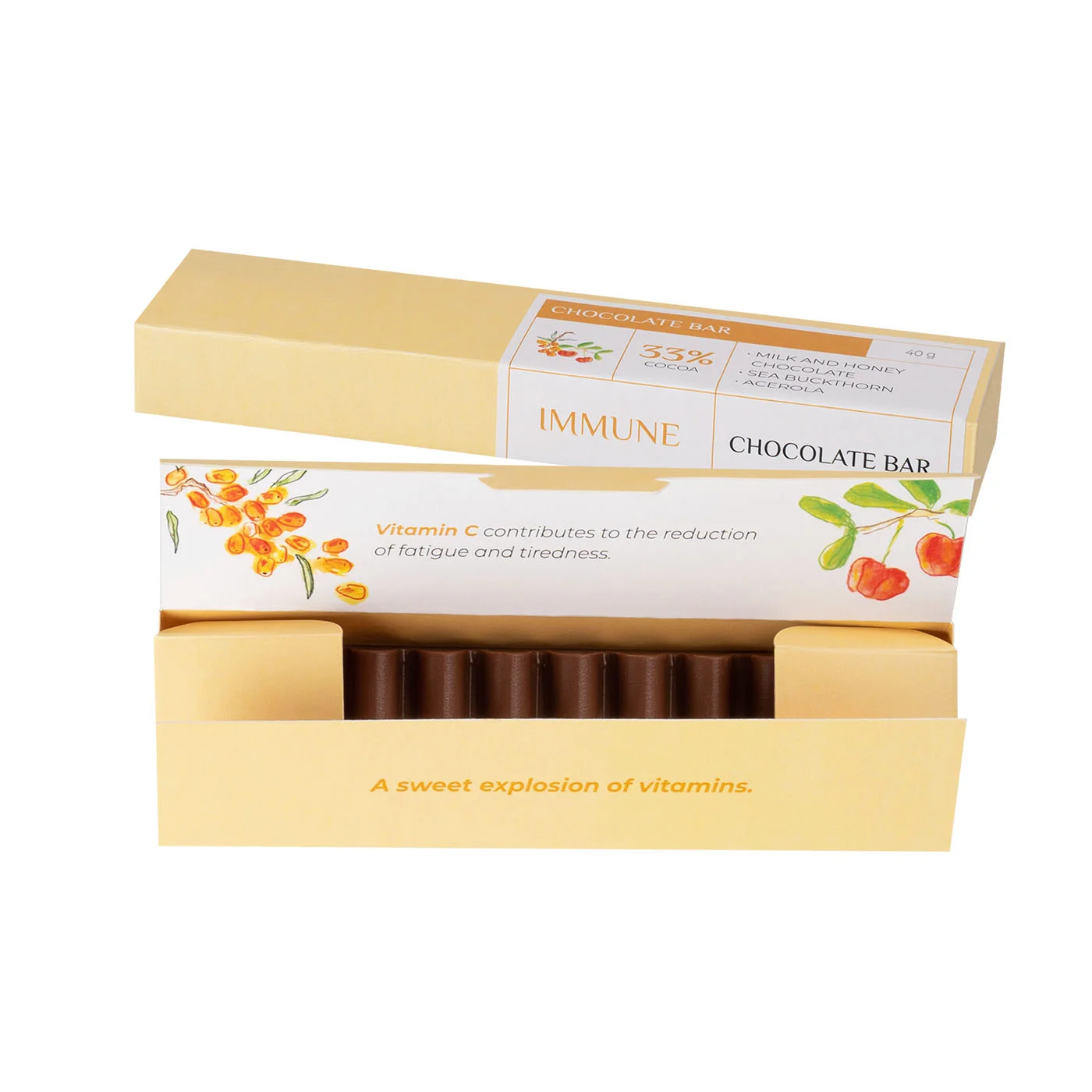 BATONIK CZEKOLADOWY IMMUNE 40 G P136857Z