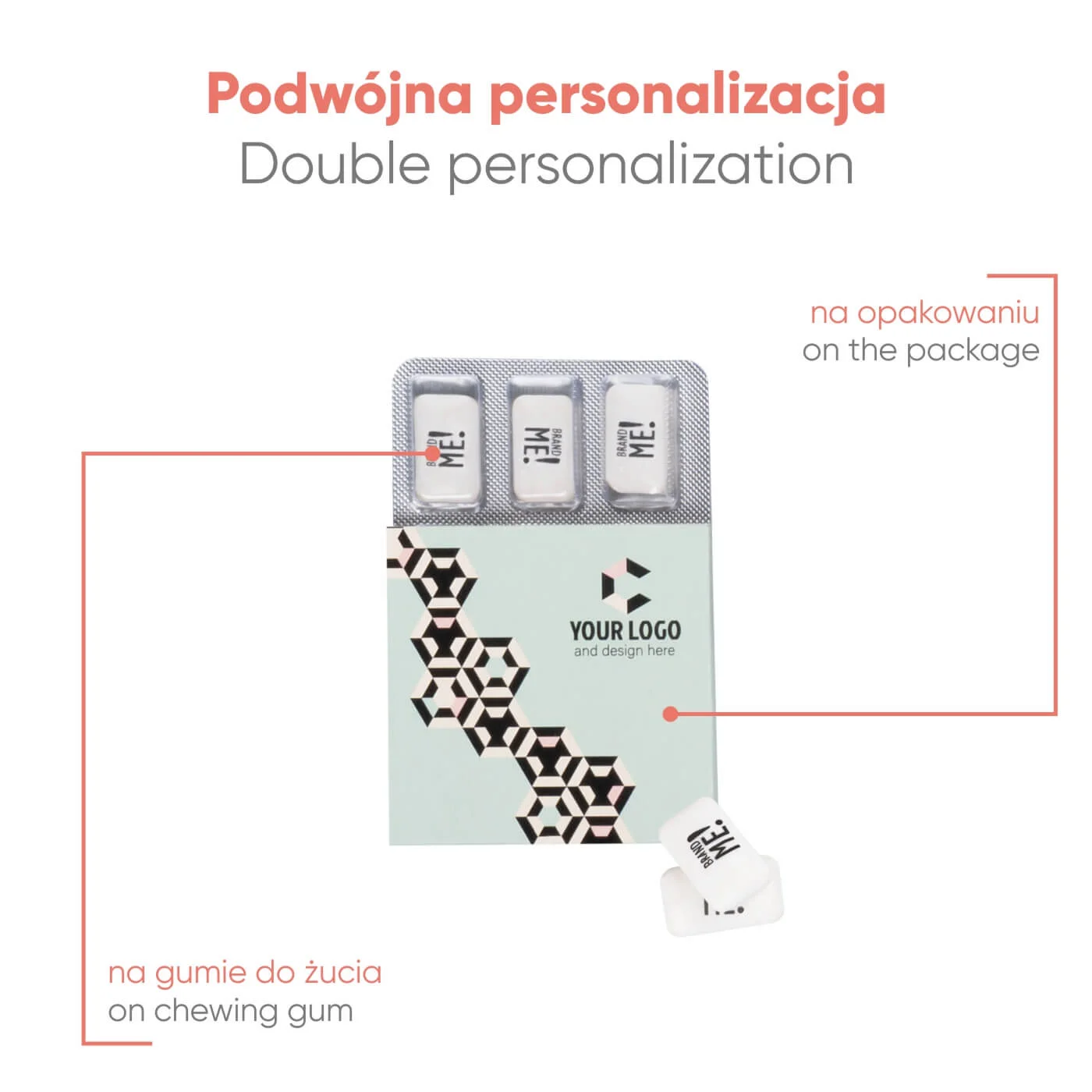 GUMY DO ŻUCIA W BLISTRZE 6 SZT BRAND ME! MINTS P137054Z