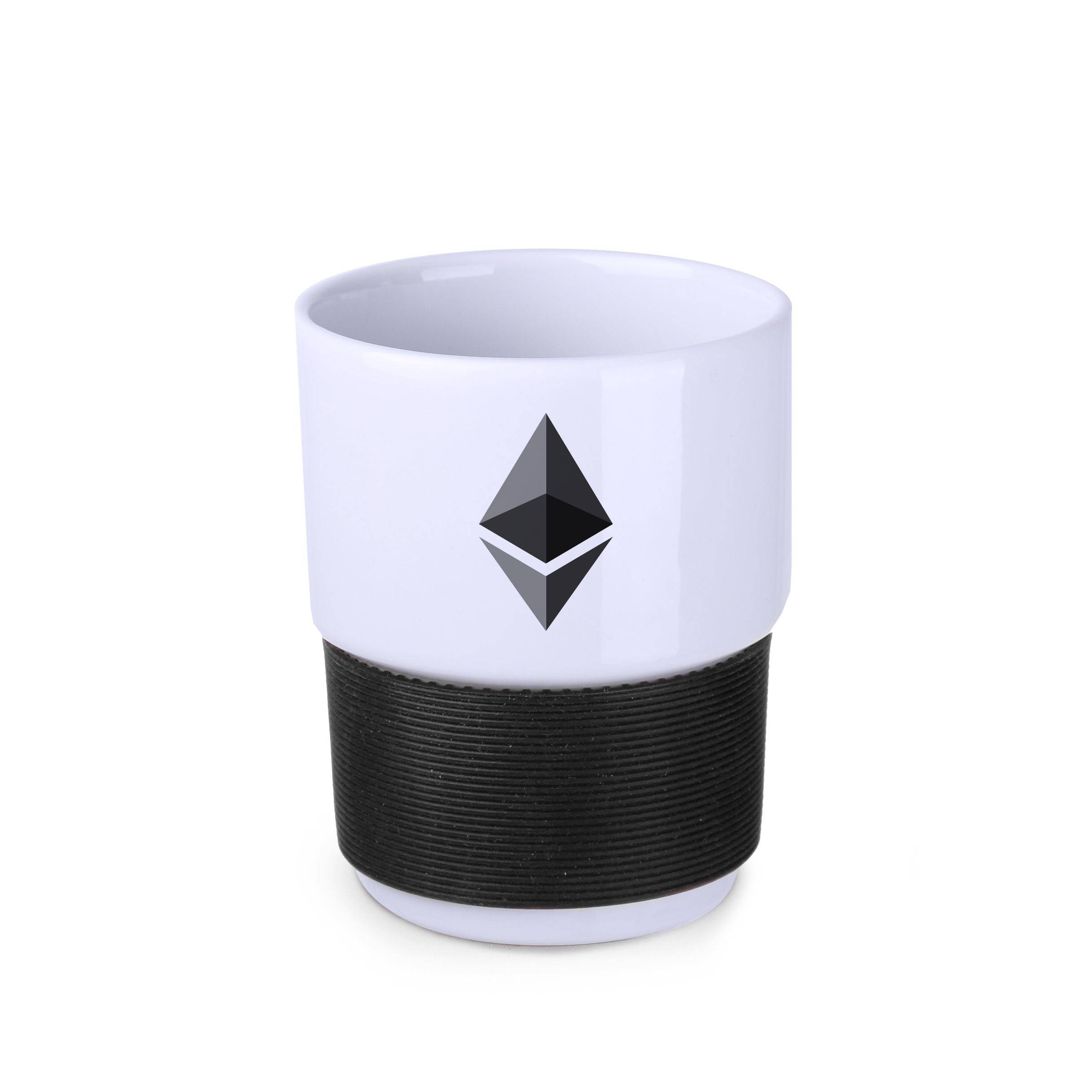 Kubek Freddo Plus 330 ml P133227M biały / czarny