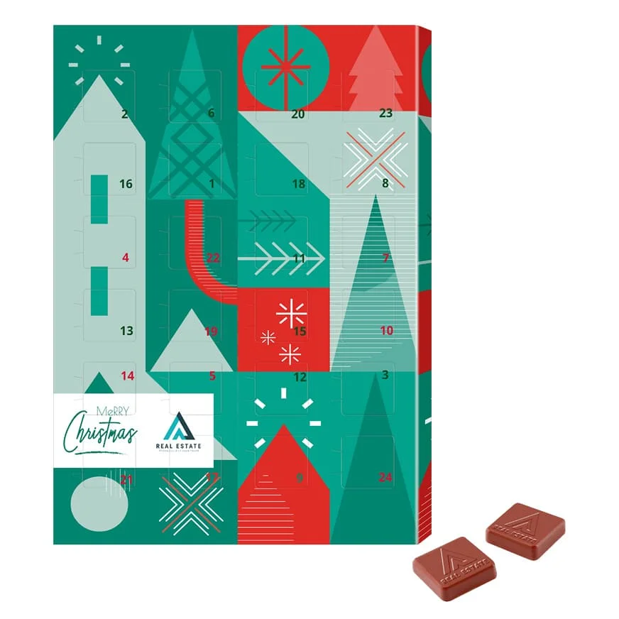 KALENDARZ ADWENTOWY CHOCO LOGO Xmas P137413Z SL-0090/Xmas