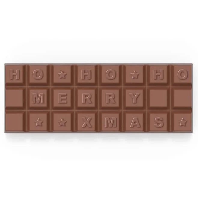 ZESTAW CZEKOLADEK CHOCO TEXT 3 LINIE W KOPERCIE SEPARATE XMAS Xmas P137374Z