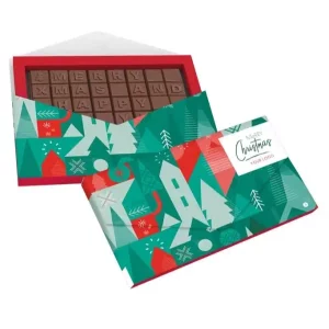 ZESTAW CZEKOLADEK CHOCO TEXT 4 LINIE W KOPERCIE SEPARATE XMAS Xmas P137371Z SL-0594S/Xmas