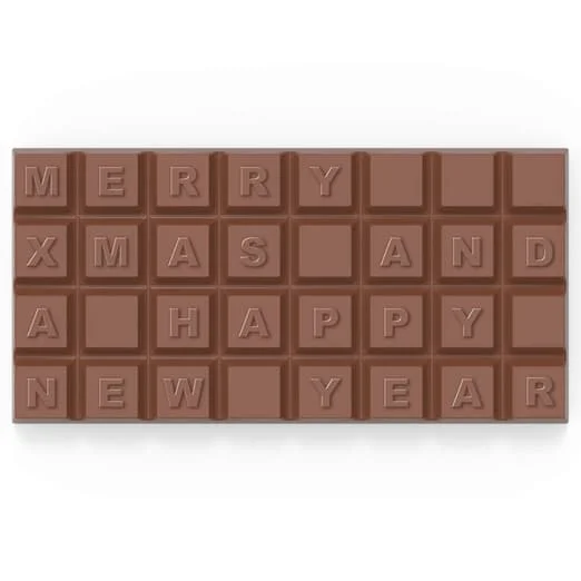 ZESTAW CZEKOLADEK CHOCO TEXT 4 LINIE W KOPERCIE SEPARATE XMAS Xmas P137371Z
