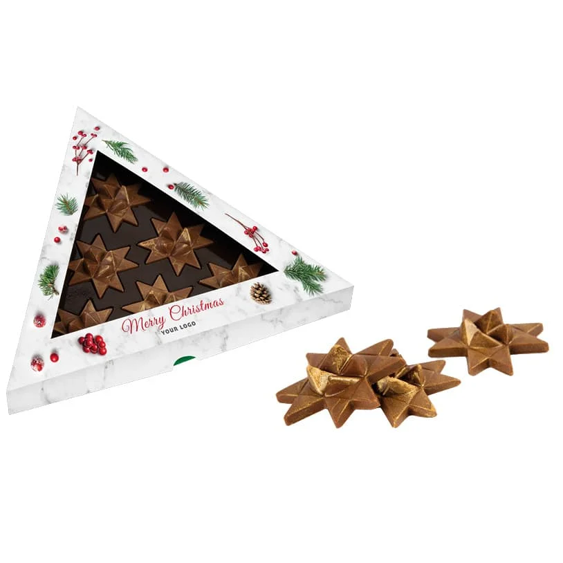 ZESTAW CZEKOLADEK CZEKOLADOWE GWIAZDKI 6 Xmas P143501Z