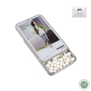 SŁODYCZE REKLAMOWE PUSZKA SLIDE BOX P137071Z SL-0394/SUGARFREE