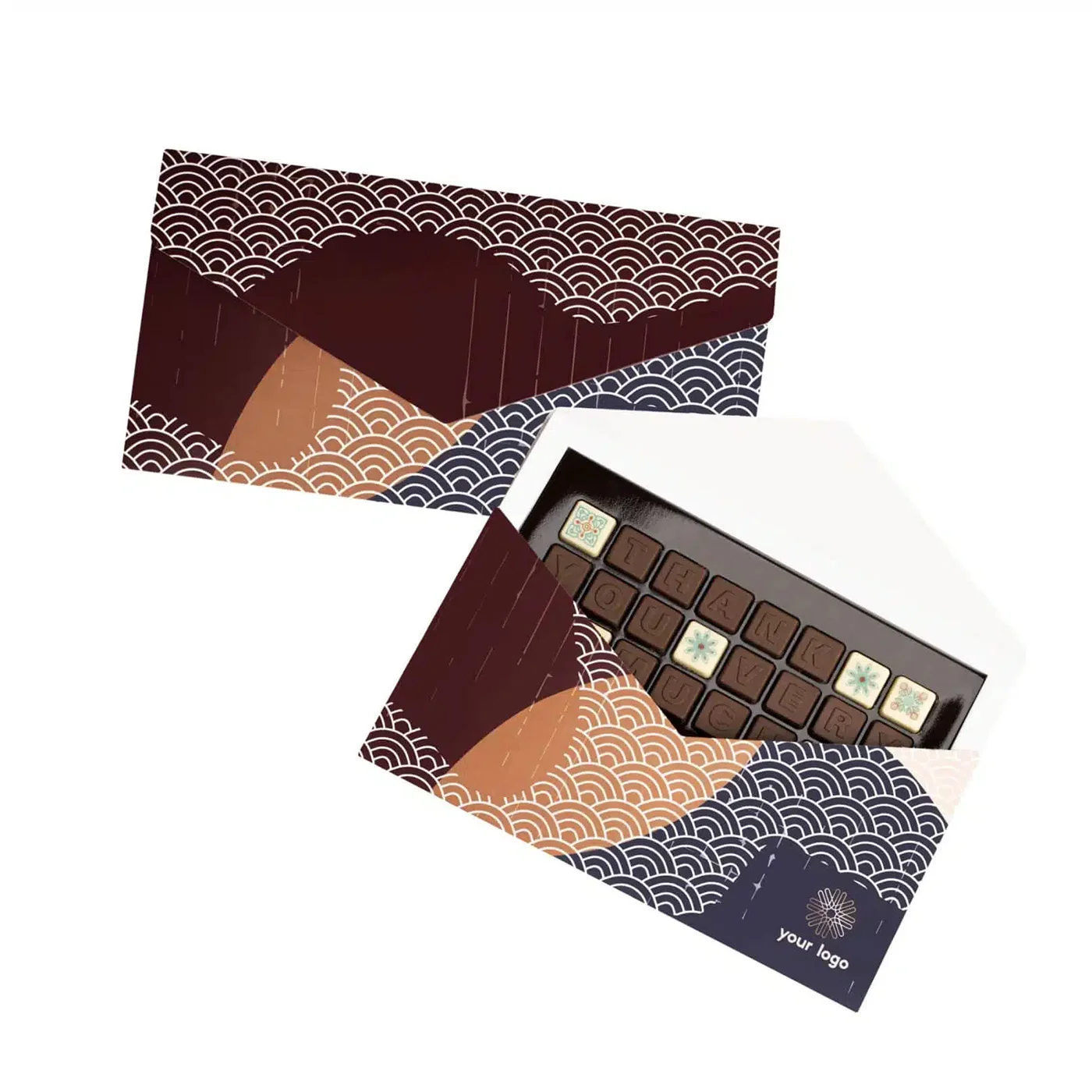 CZEKOLADOWE WIADOMOŚCI CHOCO TEXT 3 LINIE W KOPERCIE_XMAS Xmas P137121Z