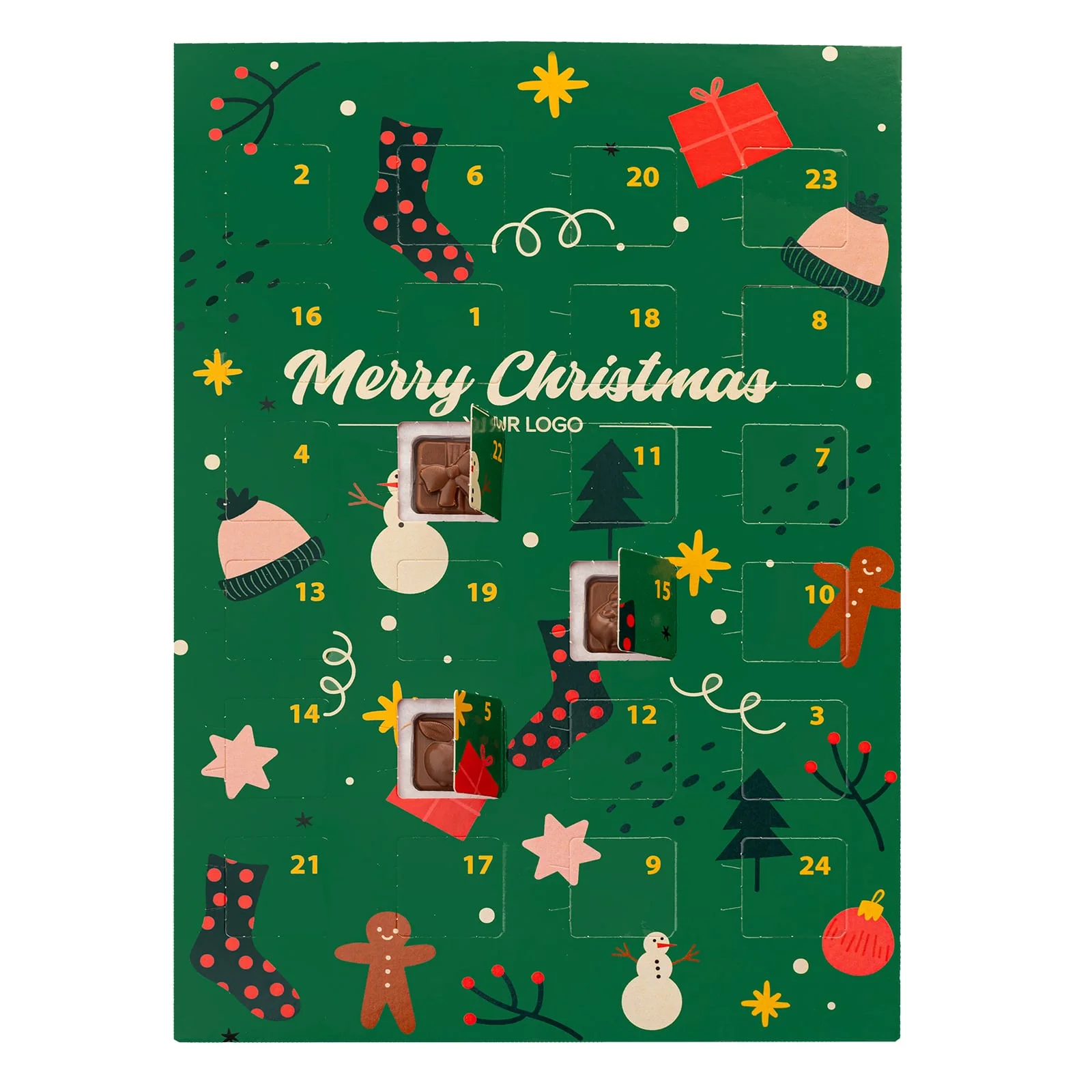 KALENDARZ ADWENTOWY EKO Xmas P137400Z SL-0105/Xmas