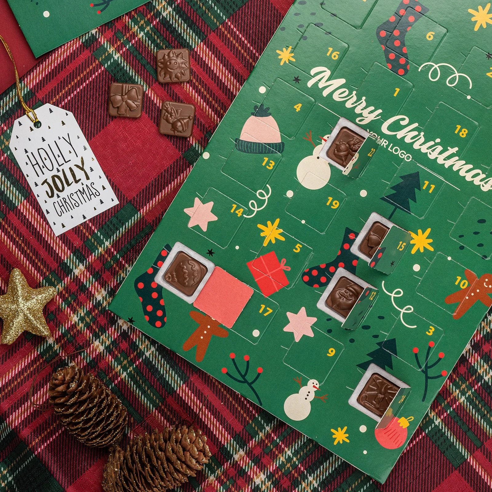 KALENDARZ ADWENTOWY EKO Xmas P137400Z