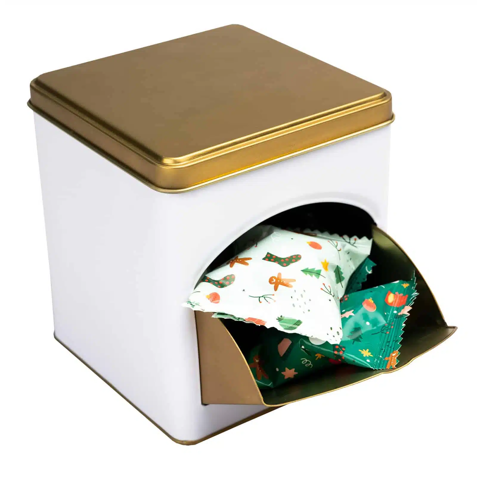 SŁODYCZE REKLAMOWE W METALOWEJ SKRZYNECZCE P137278Z