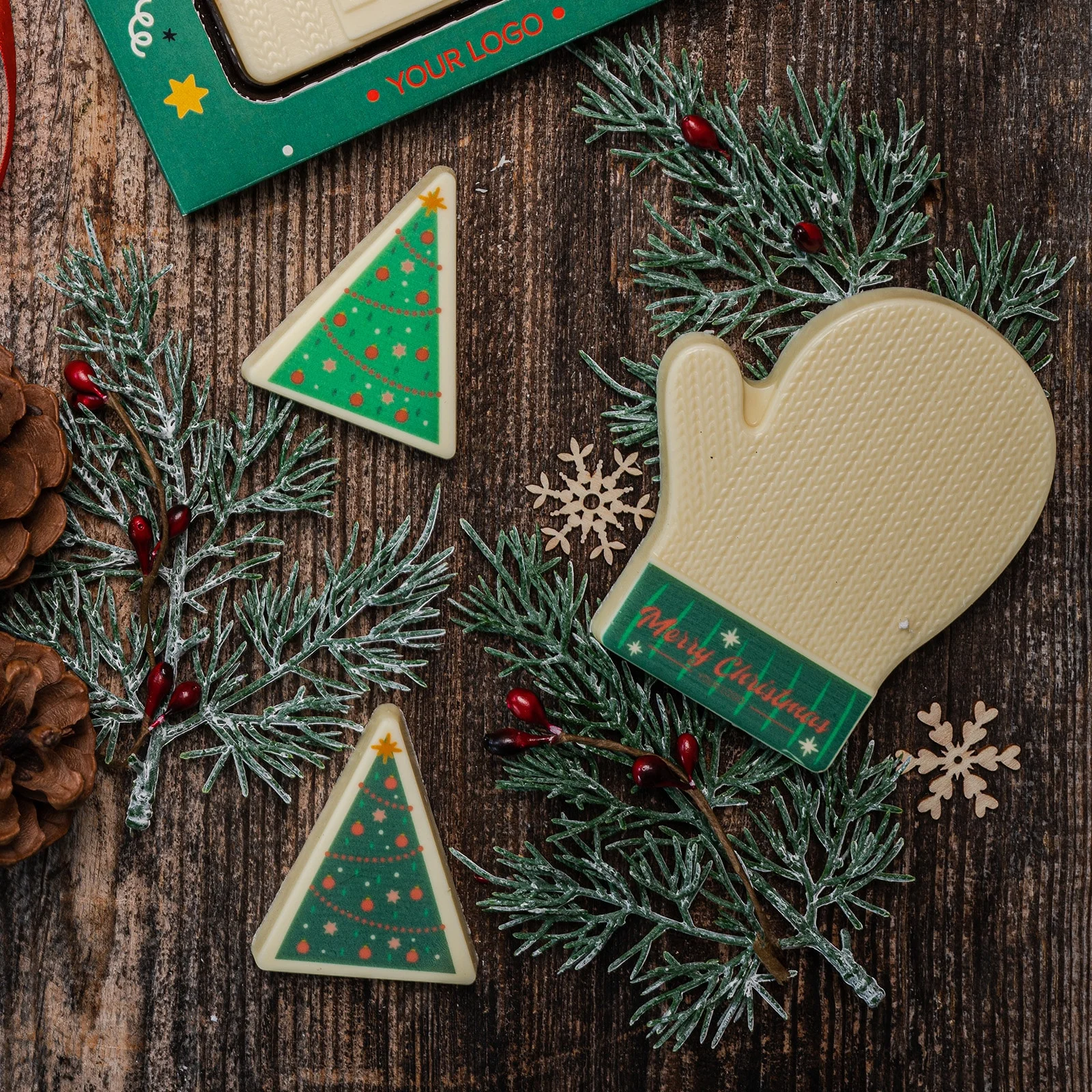 CZEKOLADOWY KSZTAŁT CHOCO4MAT RĘKAWICZKA PRINT P137229Z