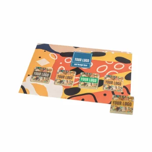 ZESTAW CZEKOLADEK WYSYŁKOWYCH Z NADRUKIEM KWADRAT P136799Z SL-0282B