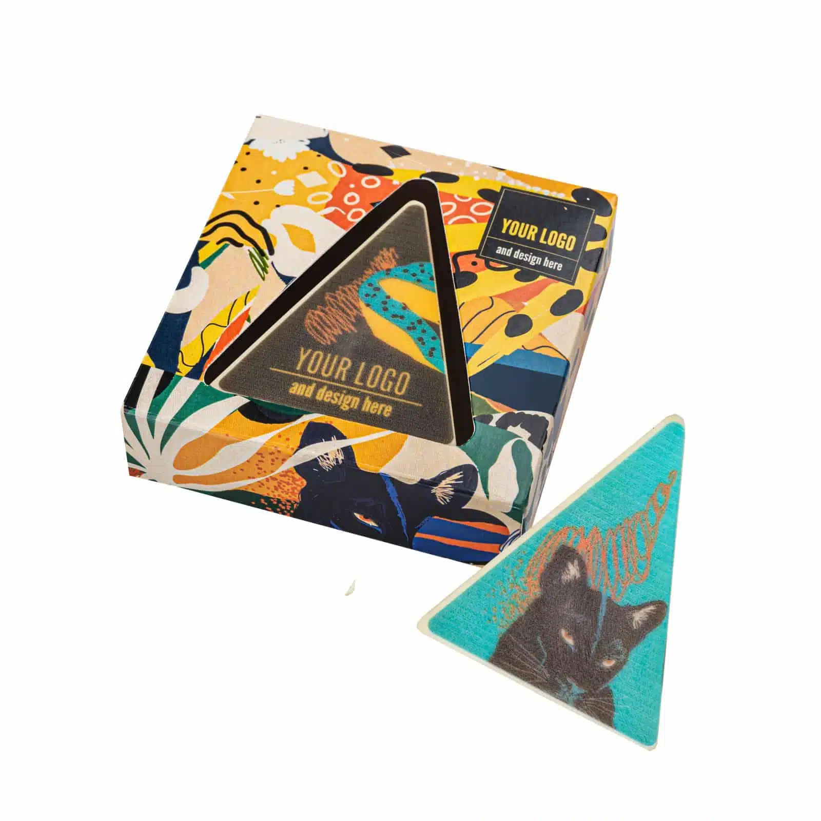 CZEKOLADKA NADZIEWANA Z NADRUKIEM CHOCO TRIANGLE P136544Z SL-0412.