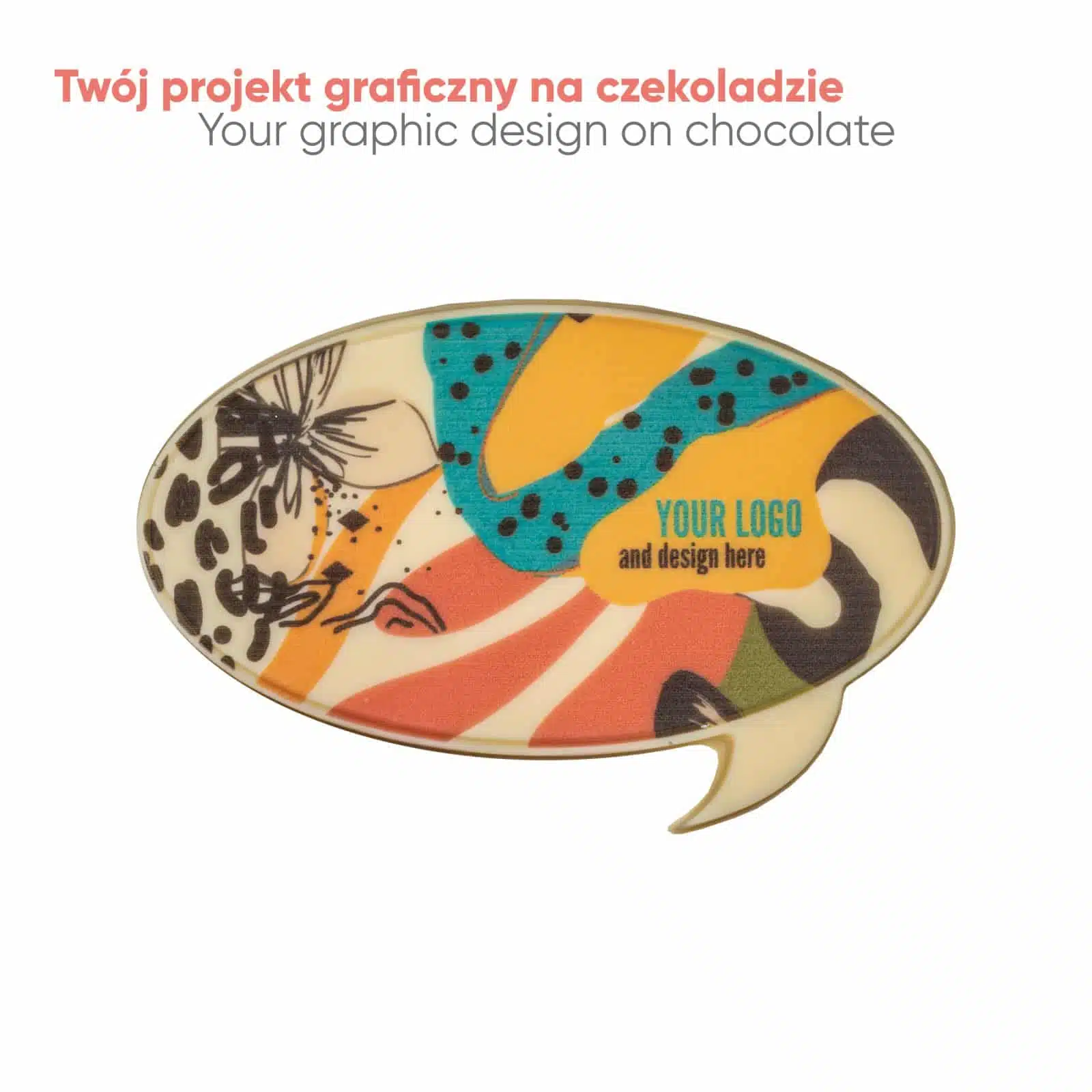 CZEKOLADOWY KSZTAŁT CHOCO4MAT CHMURKA PRINT P137225Z