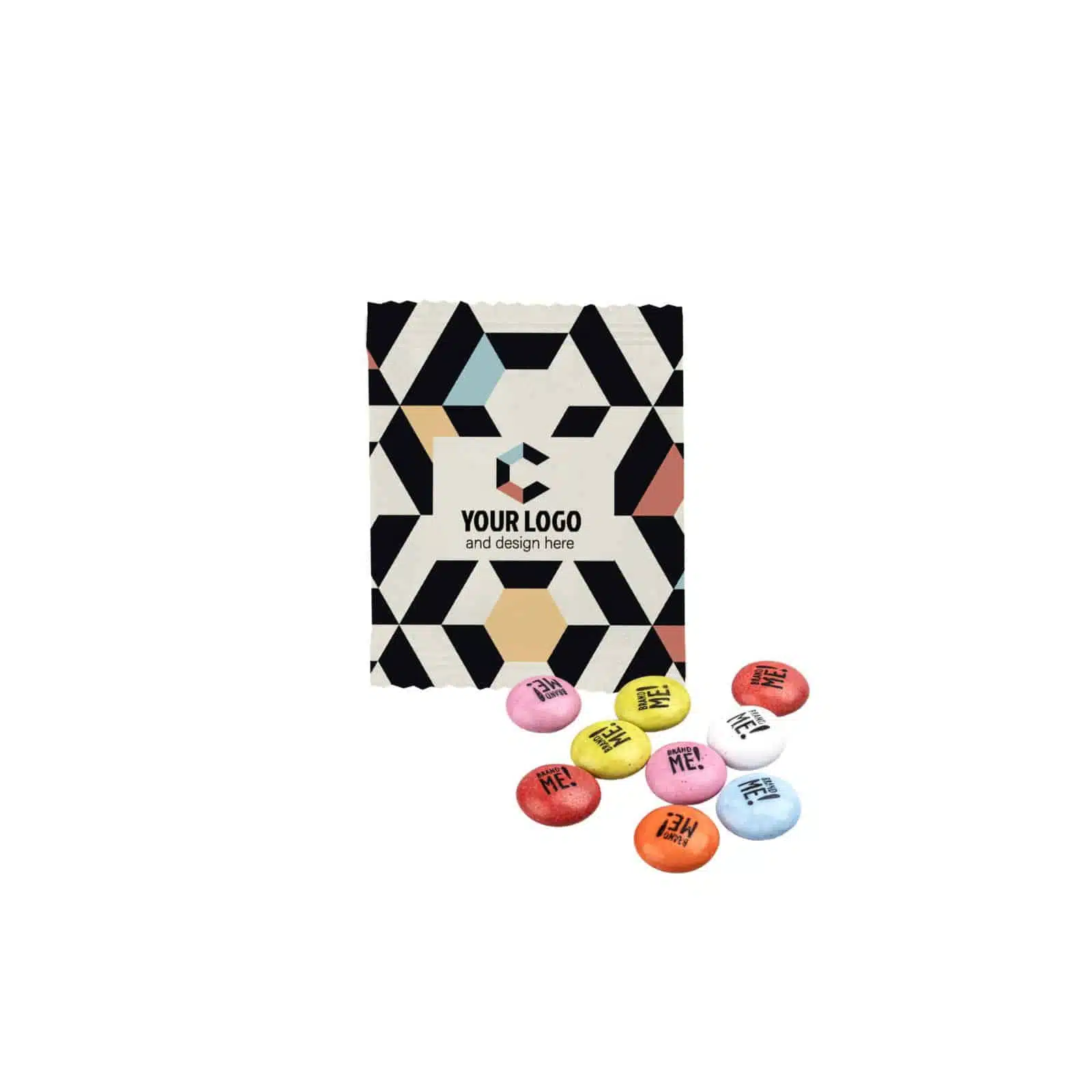 CZEKOLADOWE LENTILKI Z NADRUKIEM BRAND ME! SWEET BAG P137251Z SL-0444